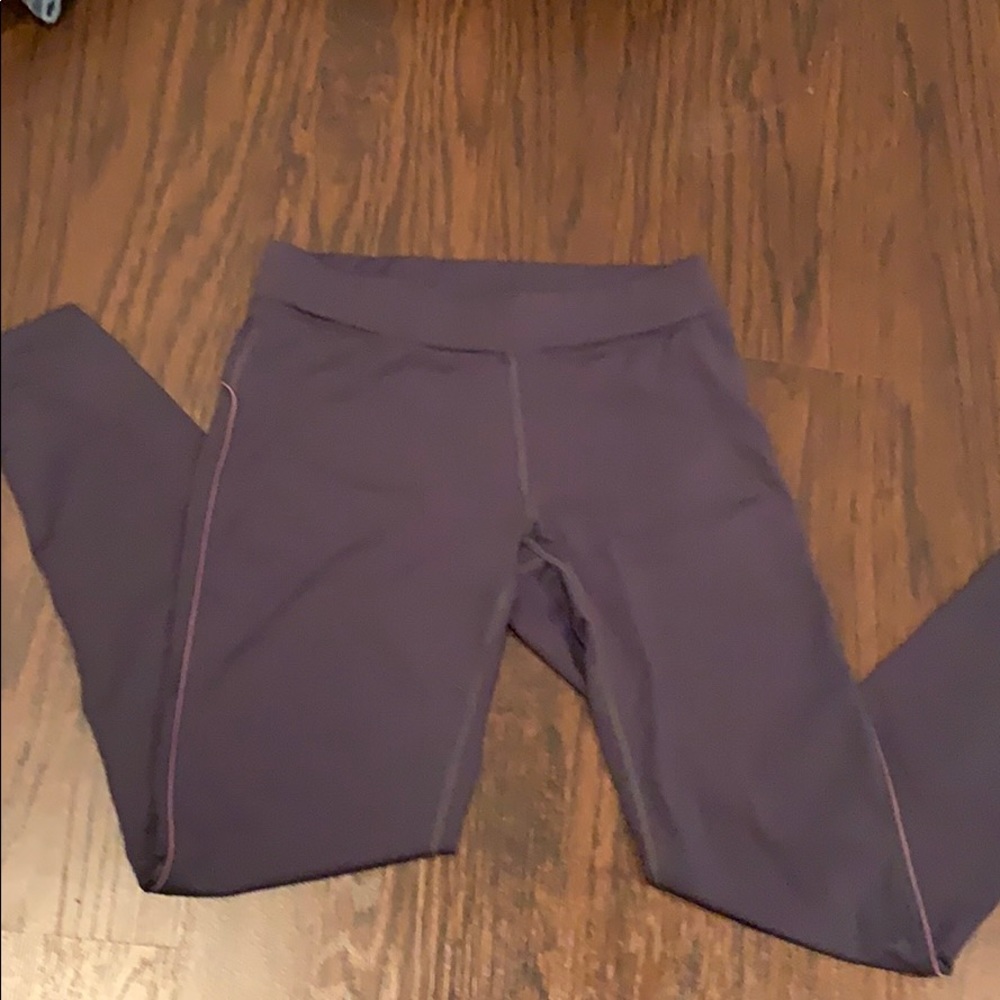 Grey ankle leggings